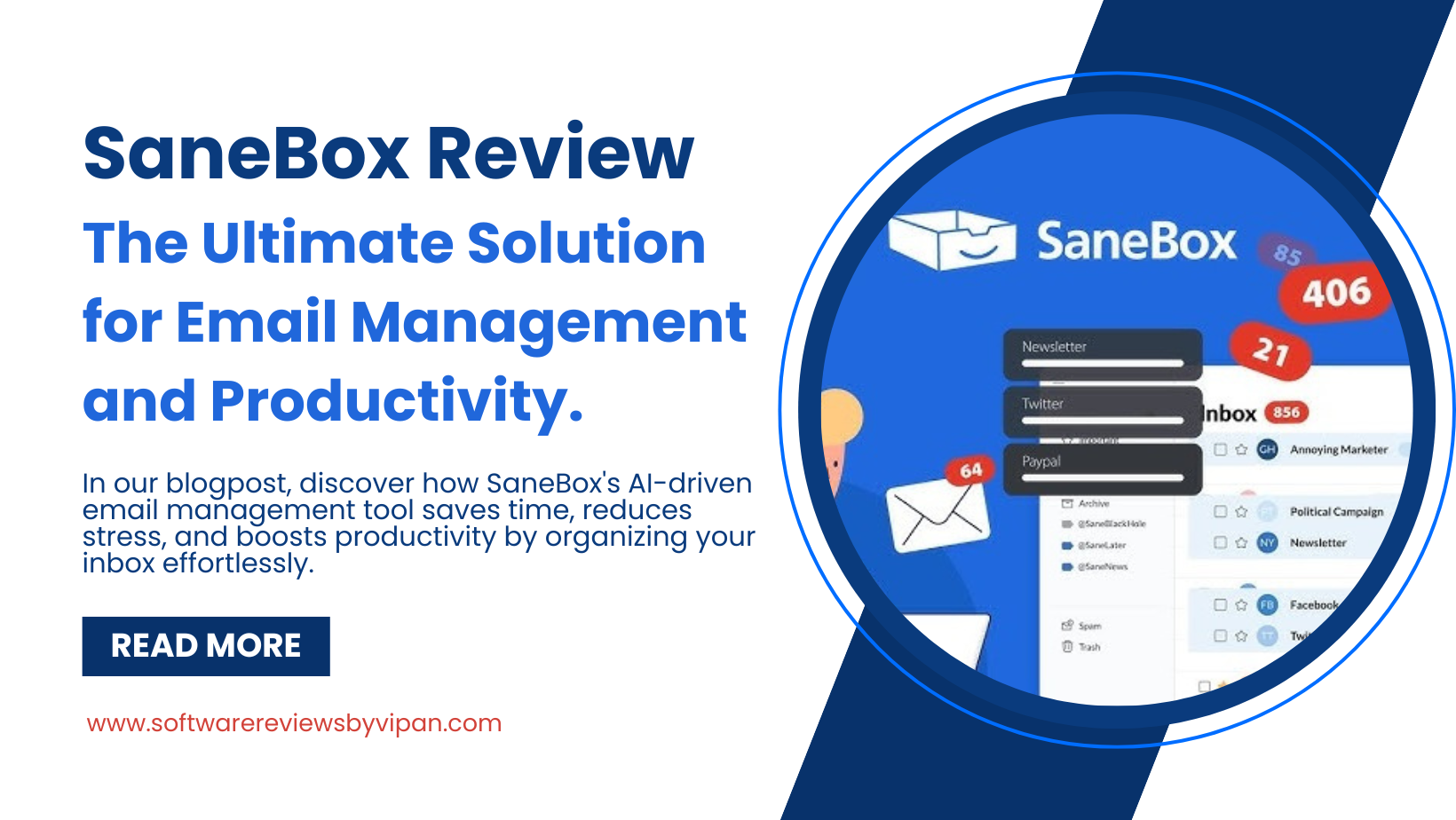 SaneBox Review: The Ultimate Solution for Email Management and Productivity.