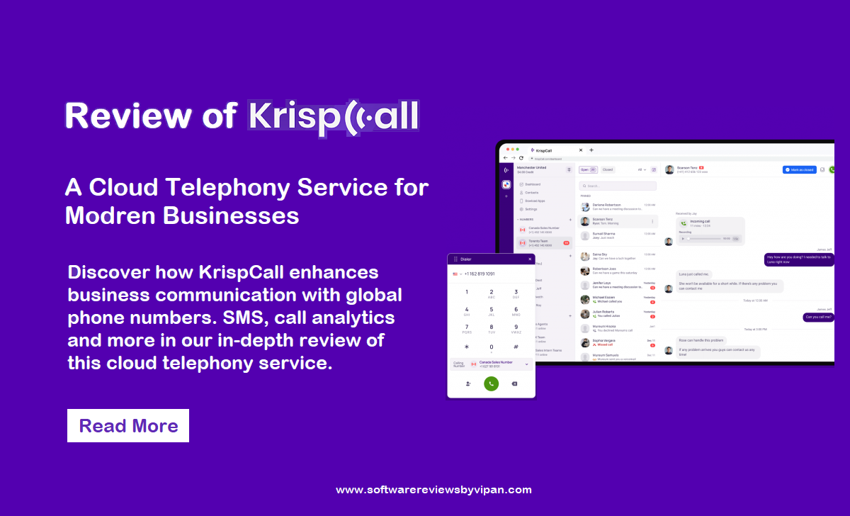 Review of KrispCall: A Cloud Telephony Service for Modern Businesses.