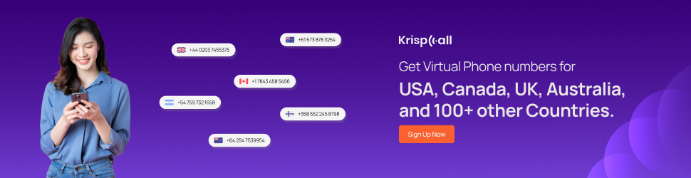 Get virtual phone numbers for USA, Canada, UK, Australia and 100+ other countries.